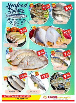 Seafood Sunday - Grand Hypermarket Jebel Ali