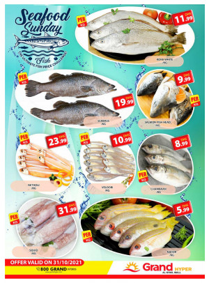 Seafood Sunday - Grand Hyper Al Khail Mall