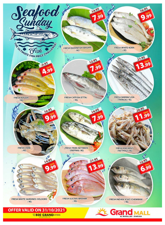Seafood Sunday - Grand Mall Sharjah