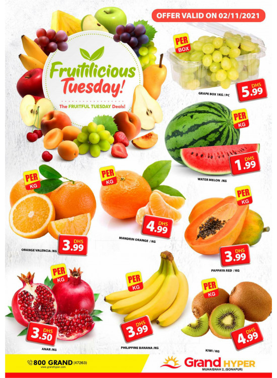 Fruitilicious Tuesday - Grand Hyper Muhaisnah