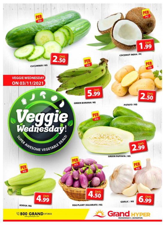 Veggie Wednesday - Grand Hyper Muhaisnah