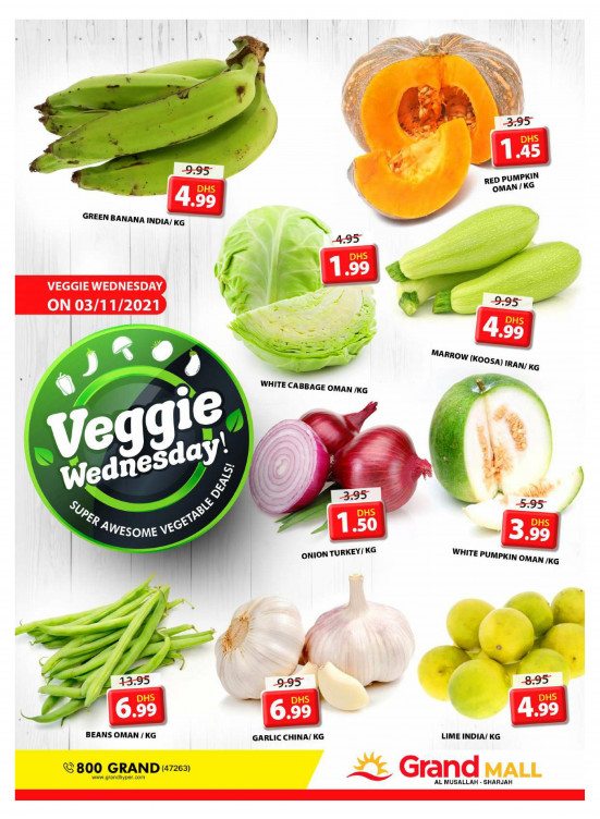 Veggie Wednesday - Grand Mall Sharjah