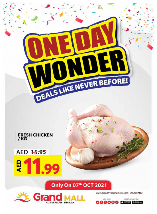 One Day Wonder - Grand Mall Sharjah