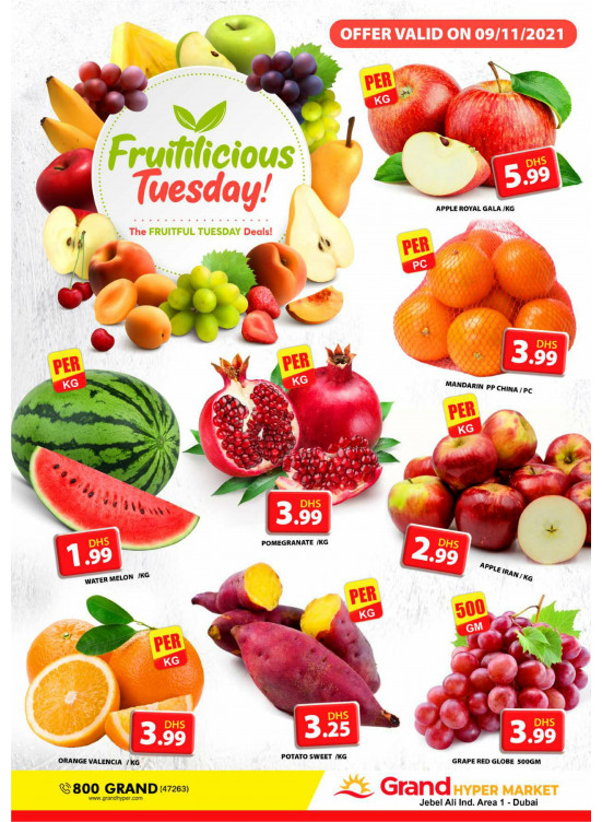 Fruitilicious Tuesday - Grand Hypermarket Jebel Ali