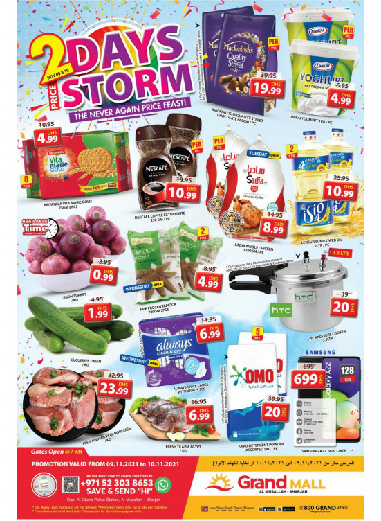 2 Days Storm Price - Grand Mall Sharjah