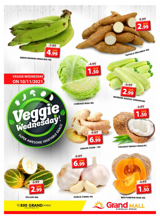 Veggie Wednesday - Grand Mall Sharjah