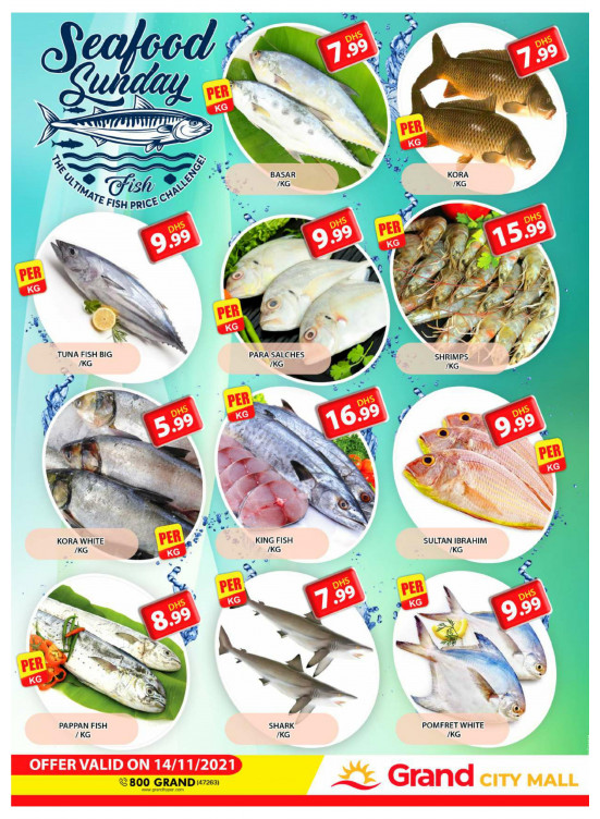 Seafood Sunday - Grand City Mall