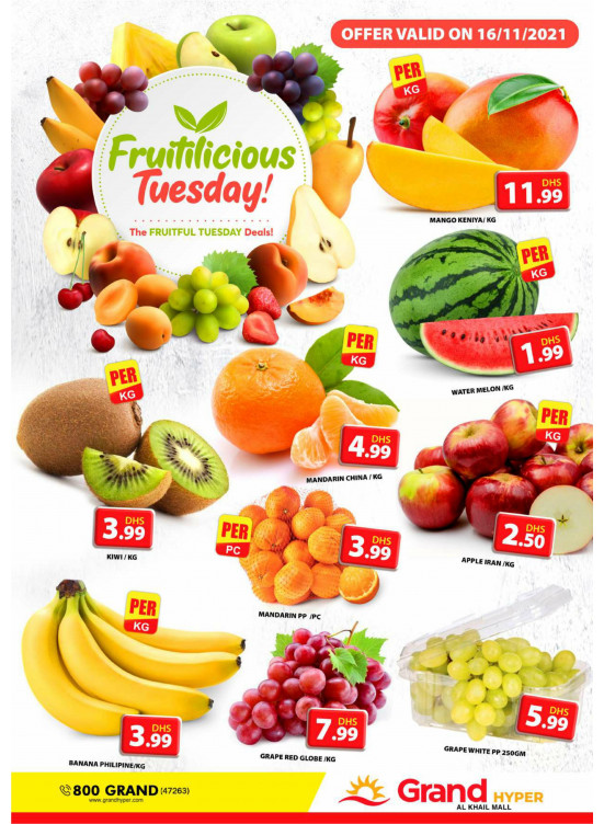 Fruitilicious Tuesday - Grand Hyper Al Khail Mall