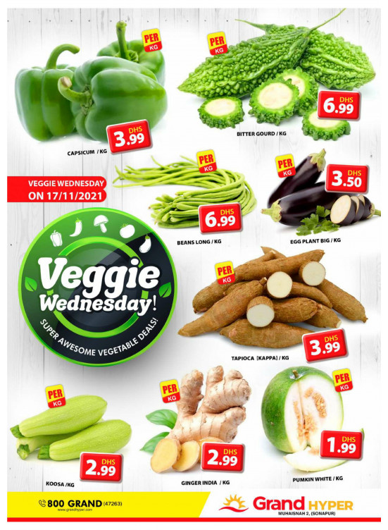 Veggie Wednesday - Grand Hyper Muhaisnah