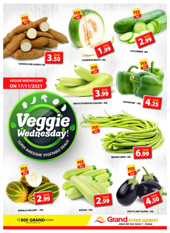 Veggie Wednesday - Grand Hypermarket Jebel Ali