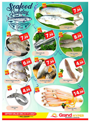 Seafood Sunday - Grand Hyper Muhaisnah