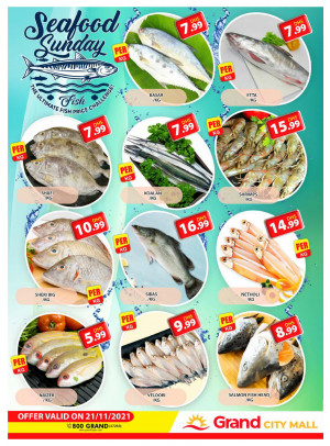 Seafood Sunday - Grand City Mall