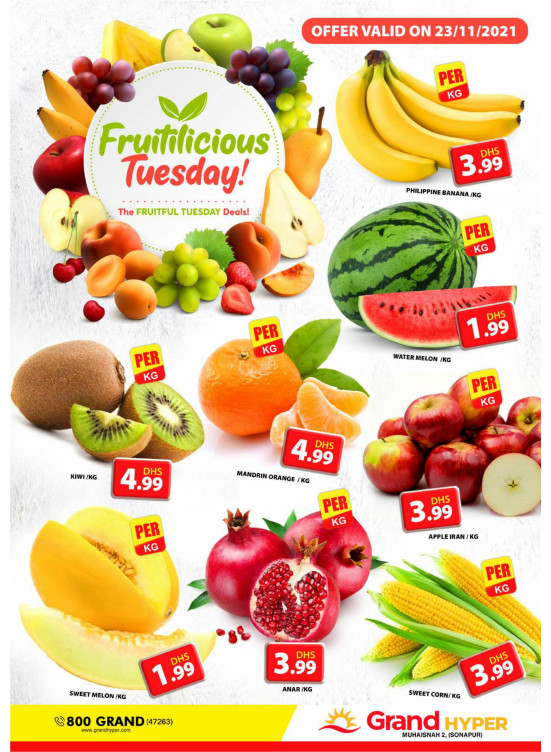 Fruitilicious Tuesday - Grand Hyper Muhaisnah