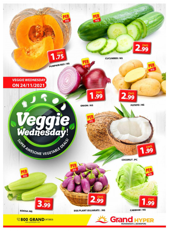 Veggie Wednesday - Grand Hyper Muhaisnah