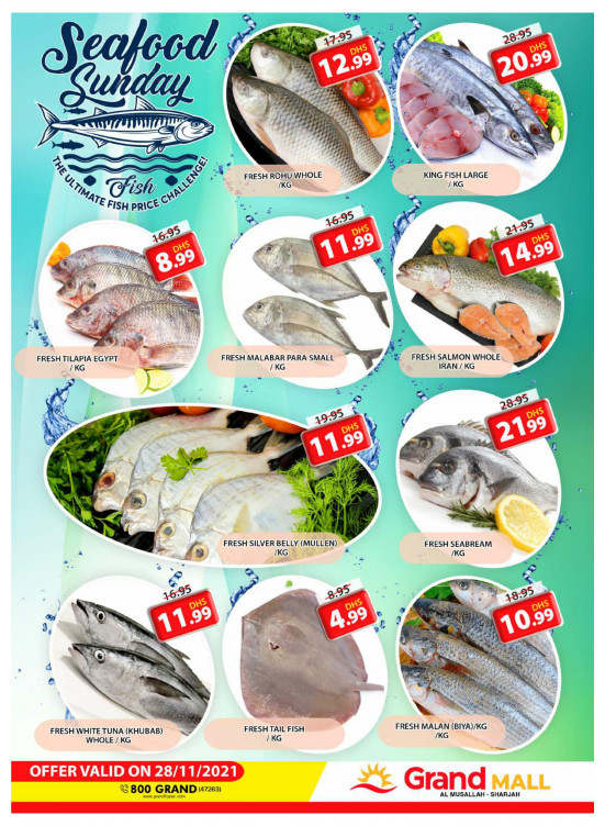 Seafood Sunday - Grand Mall Sharjah