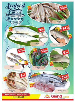 Seafood Sunday - Grand Hyper Al Khail Mall