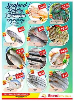 Seafood Sunday - Grand City Mall