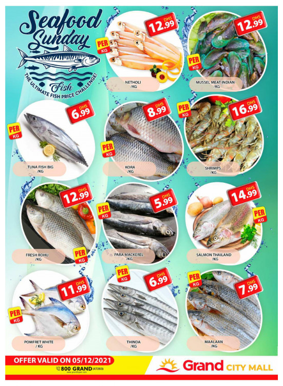 Seafood Sunday - Grand City Mall