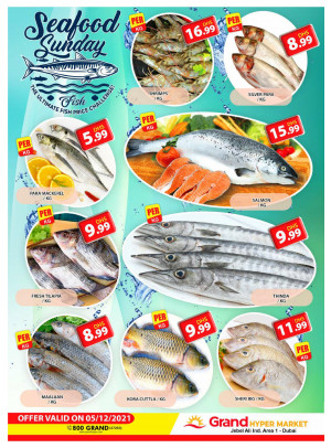 Seafood Sunday - Grand Hypermarket Jebel Ali