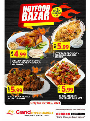 Hot Food Bazar - Grand Hypermarket Jebel Ali