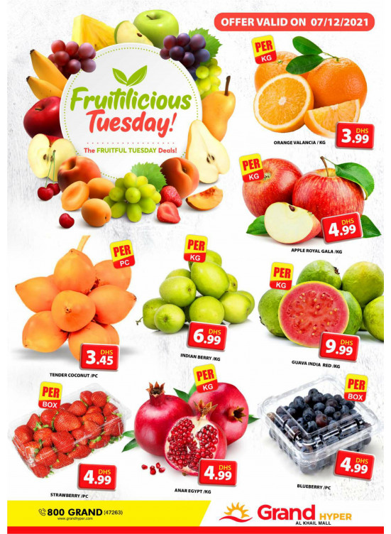 Fruitilicious Tuesday - Grand Hyper Al Khail Mall