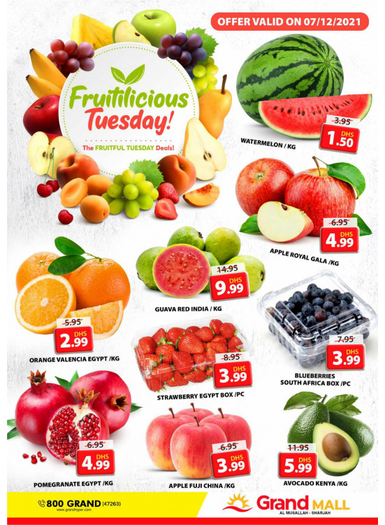 Fruitilicious Tuesday - Grand Mall Sharjah