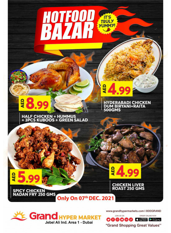 Hot Food Bazar - Grand Hypermarket Jebel Ali