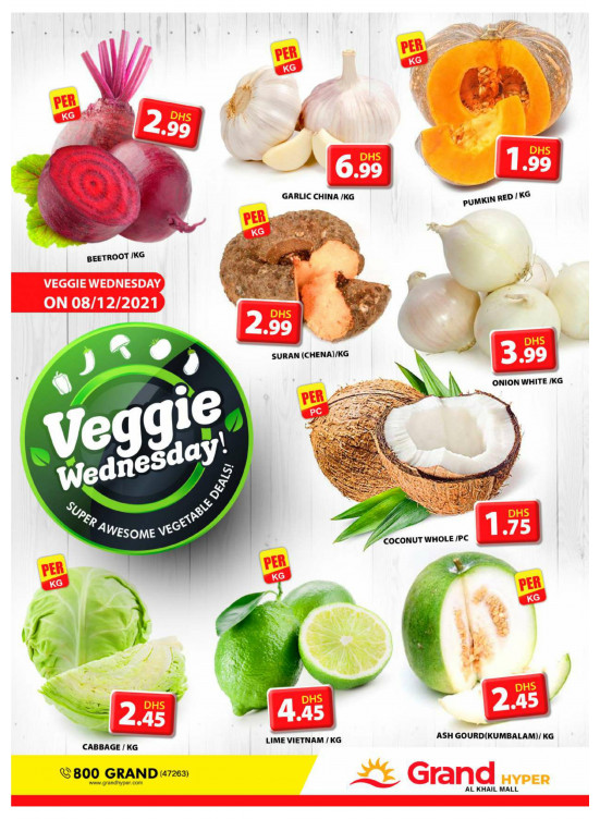 Veggie Wednesday - Grand Hyper Al khail Mall
