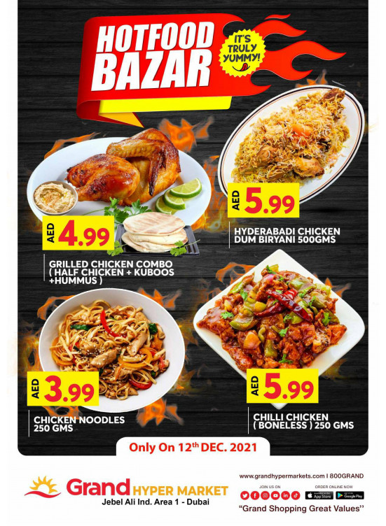 Hot Food Bazar - Grand Hypermarket Jebel Ali