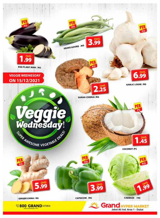 Veggie Wednesday - Grand Hypermarket Jebel Ali