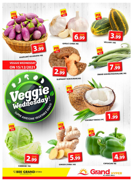Veggie Wednesday - Grand Hyper Al khail Mall