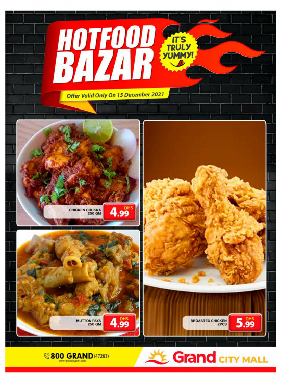 Hot Food Bazar - Grand City Mall