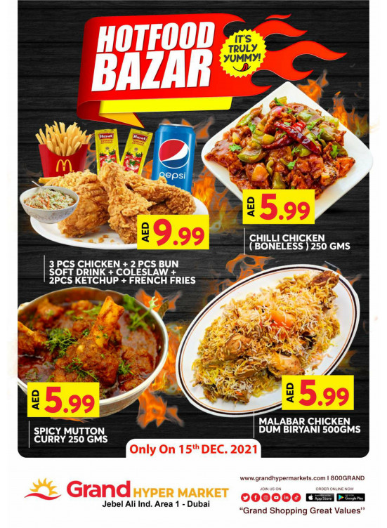 Hot Food Bazar - Grand Hypermarket Jebel Ali