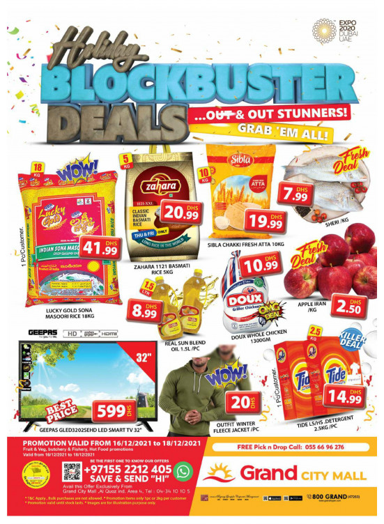 Weekend Deals - Grand City Mall