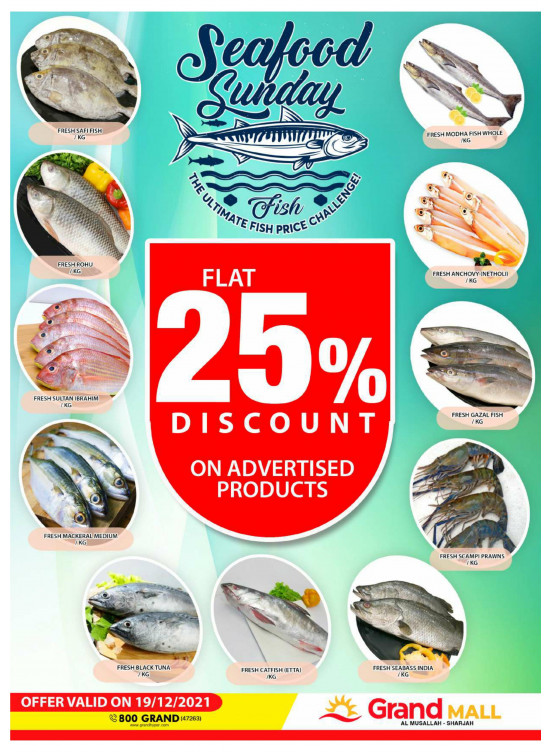 Seafood Sunday - Grand Mall Sharjah