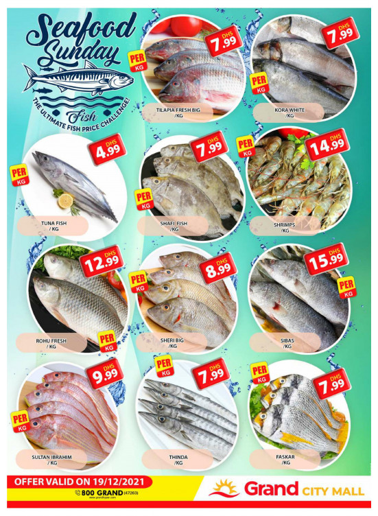 Seafood Sunday - Grand City Mall