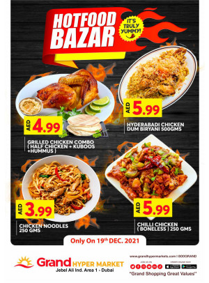 Hot Food Bazar - Grand Hypermarket Jebel Ali