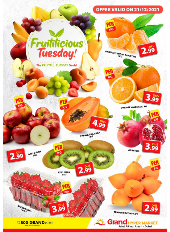 Fruitilicious Tuesday - Grand Hypermarket Jebel Ali