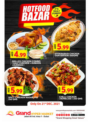 Hot Food Bazar - Grand Hypermarket Jebel Ali