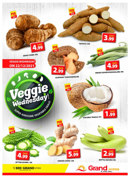 Veggie Wednesday - Grand Hyper Al khail Mall