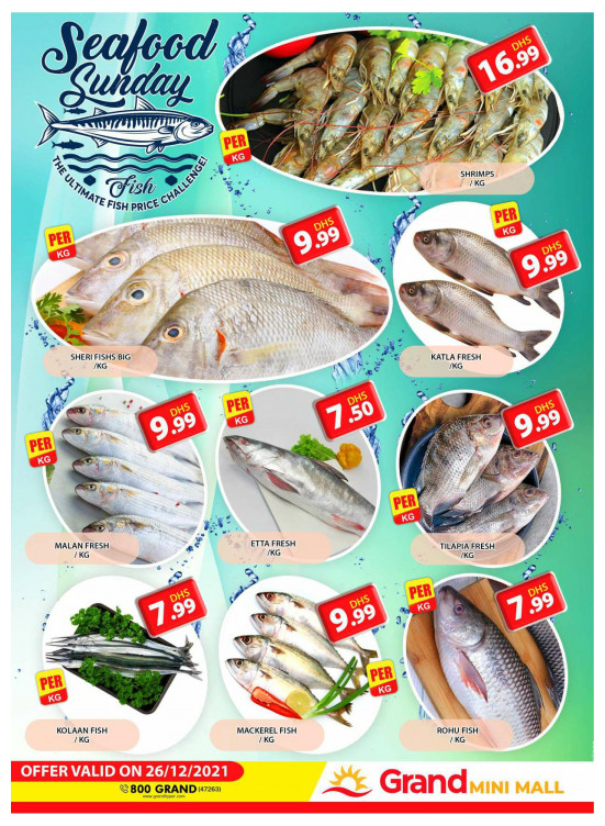 Seafood Sunday - Grand Mini Mall