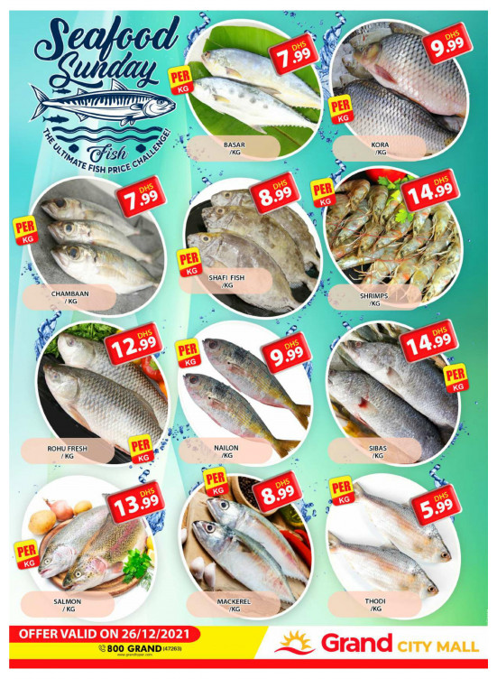 Seafood Sunday - Grand City Mall