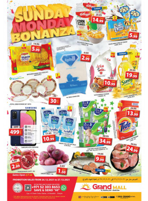 Sunday Monday Bonanza - Grand Mall Sharjah