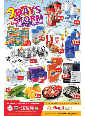 2 Days Storm Price - Grand Mall Sharjah