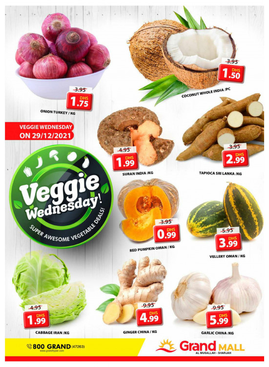 Veggie Wednesday - Grand Mall Sharjah