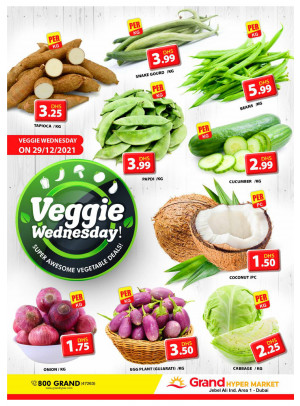 Veggie Wednesday - Grand Hypermarket Jebel Ali