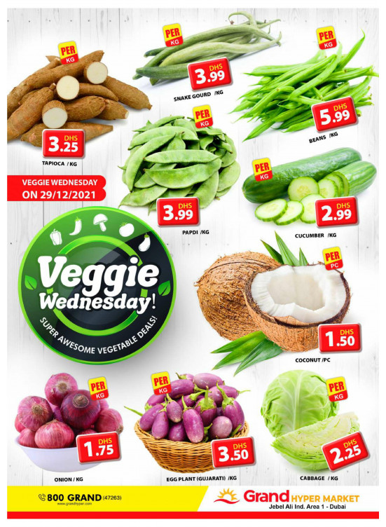 Veggie Wednesday - Grand Hypermarket Jebel Ali