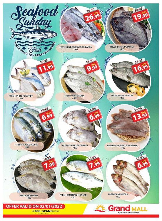 Seafood Sunday - Grand Mall Sharjah