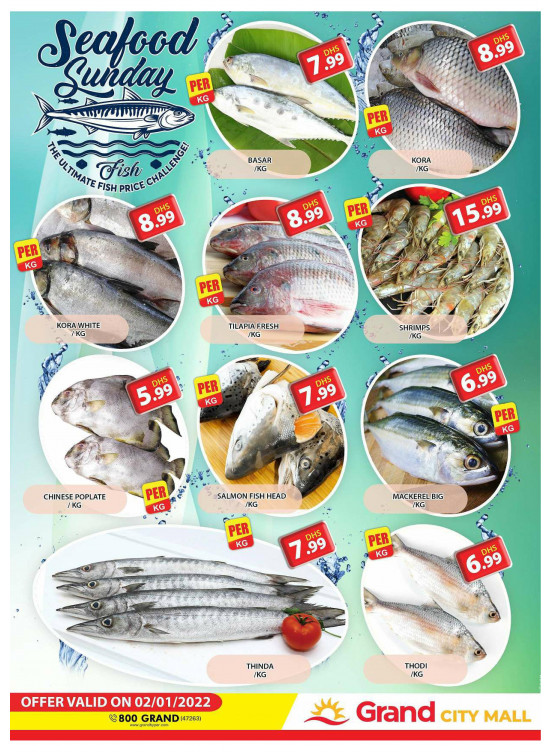 Seafood Sunday - Grand City Mall