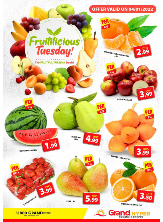 Fruitilicious Tuesday - Grand Hyper Muhaisnah
